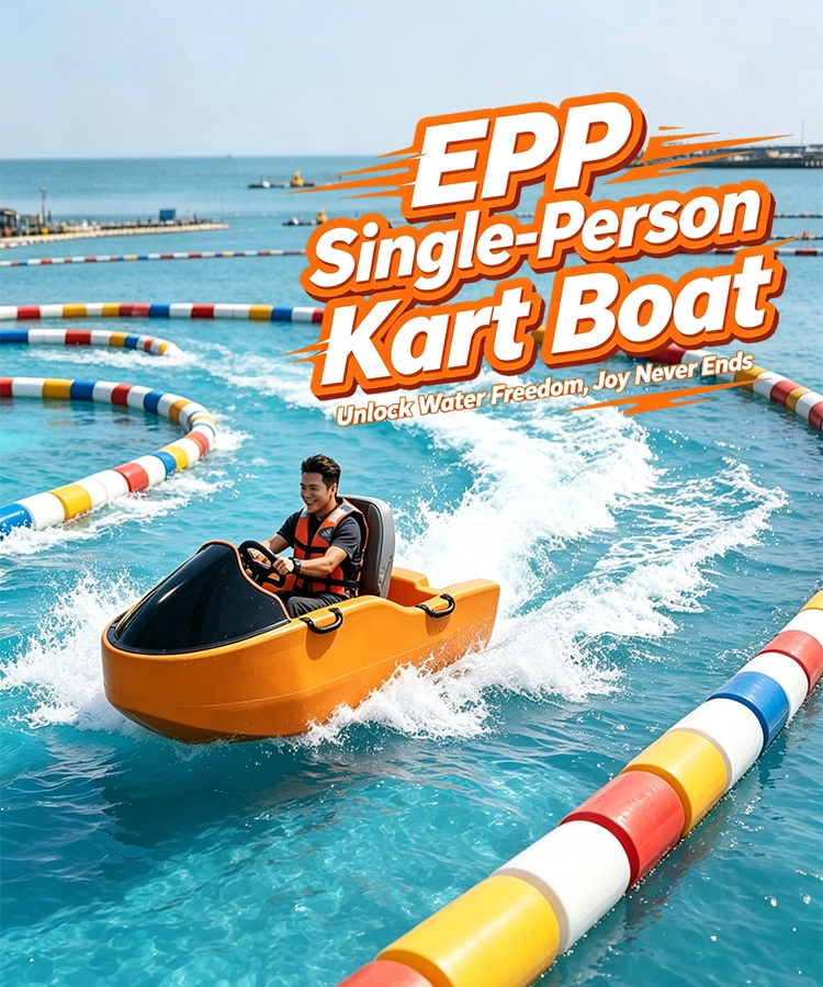 EPP single-person kart boat, safe water fun, factory wholesale