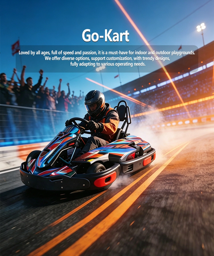Go karts for all ages, indoor outdoor playgrounds, customizable