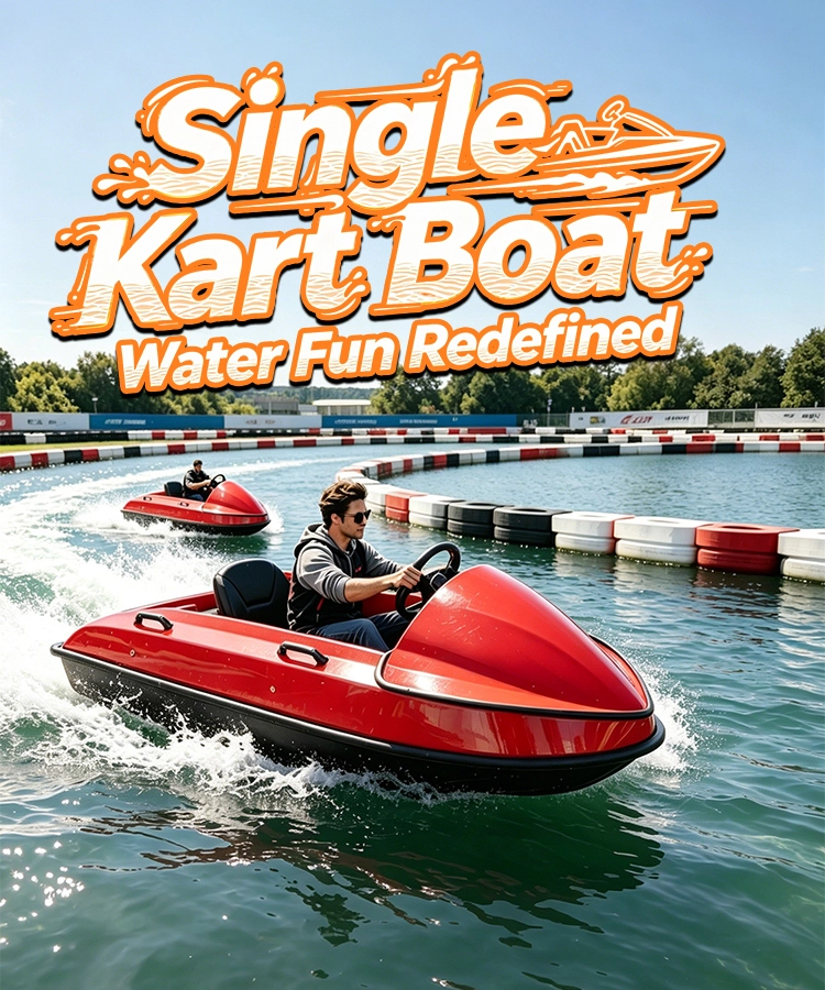 Single kart boat, fast enough, safe enough, redefine water fun