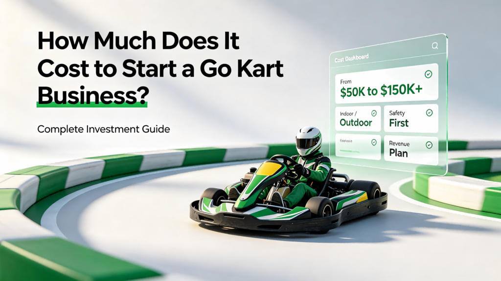 Go kart business startup cost and commercial track investment guide