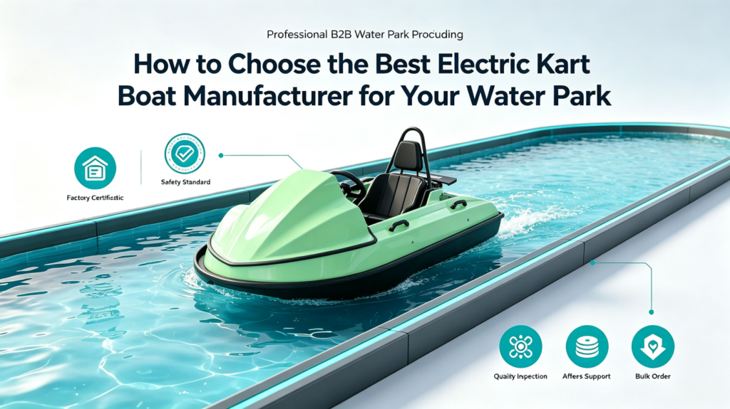 Electric kart boat manufacturer providing water park equipment solutions